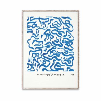 Plakát Comfort – Blue – 50 × 70 cm