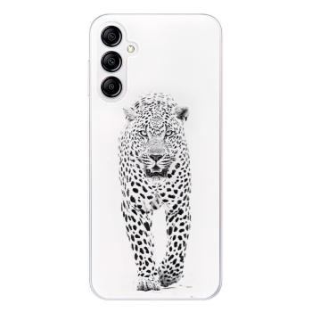 Odolné silikonové pouzdro iSaprio - White Jaguar - Samsung Galaxy A14 / A14 5G