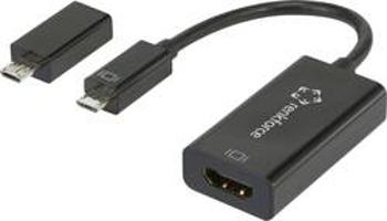 Adaptér MHL 3.0 microUSB ⇒ HDMI zásuvka Renkforce