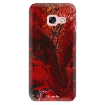 Odolné silikonové pouzdro iSaprio - RedMarble 17 - Samsung Galaxy A3 2017