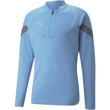 Puma TEAMFINAL TRAINING 1/4 ZIP TOP Pánská sportovní mikina, světle modrá, velikost