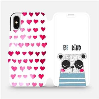 Flipové pouzdro na mobil Apple iPhone X - MH05S Be kind (5903226737666)