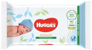 Huggies Natural Biodegradable vlhčené ubrousky 48 ks