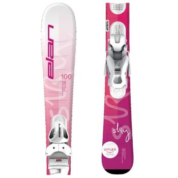 Elan SKY WHT JRS + EL 4.5 GW Sjezdové lyže, růžová, velikost 110