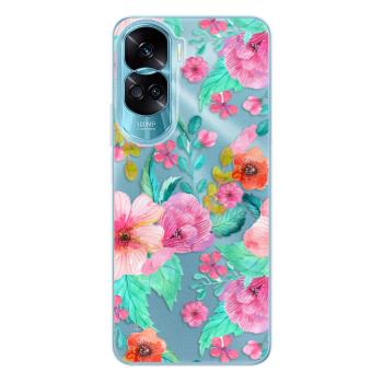 Odolné silikonové pouzdro iSaprio - Flower Pattern 01 - Honor 90 Lite 5G