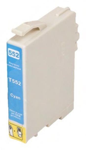 EPSON T0552 (C13T05524010) - kompatibilní cartridge, azurová, 13ml