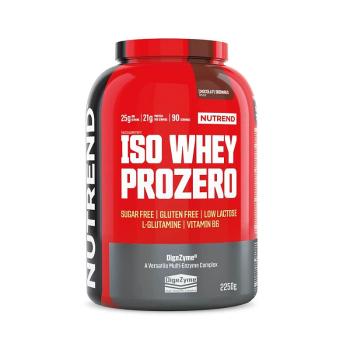 Nutrend Iso Whey PROZero 2250 g jahodový cheesecake