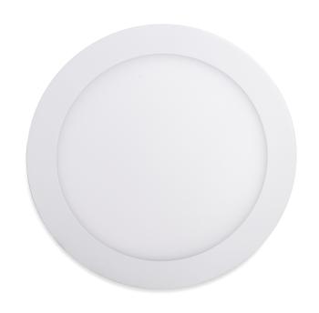 LED Solution Bílý vestavný LED panel kulatý 300mm 24W Barva světla: Studená bílá 102704