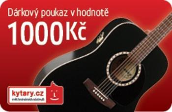 Kytary.cz Dárkový šek 1000 Kč