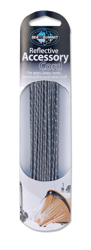 šňůra SEA TO SUMMIT šňůra Reflective Accessory Cord 1.8mm Thickness - 10 metre Length velikost: OS (UNI), barva: šedá