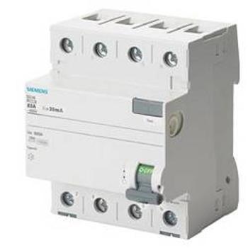 Proudový chránič Siemens 5SV43460LA, 63 A 0.03 A 400 V