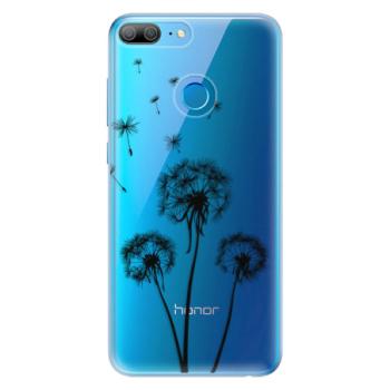 Odolné silikonové pouzdro iSaprio - Three Dandelions - black - Huawei Honor 9 Lite