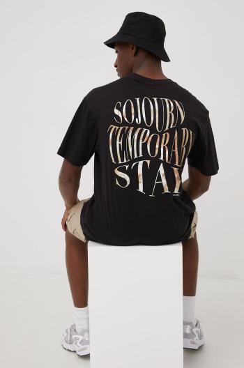 Bavlněné tričko Only & Sons černá barva, s potiskem