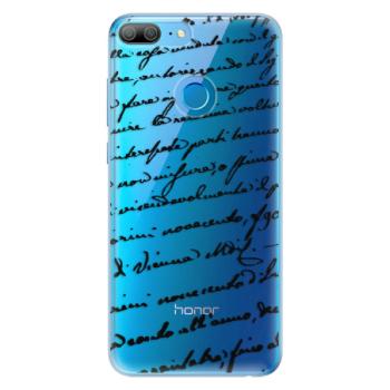 Odolné silikonové pouzdro iSaprio - Handwriting 01 - black - Huawei Honor 9 Lite