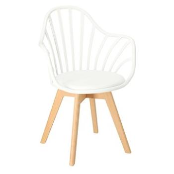 Židle Sirena s područkami bílá (IAI-15639)