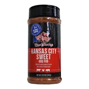 BBQ koření Kansas City Sweet BBQ Rub 347g Three Little Pigs