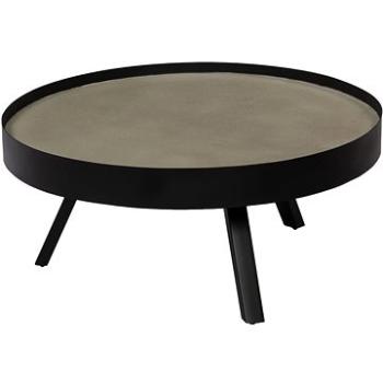 SHUMEE Konferenční stolek s betonovou deskou 74 × 32 cm, 246086 (246086)