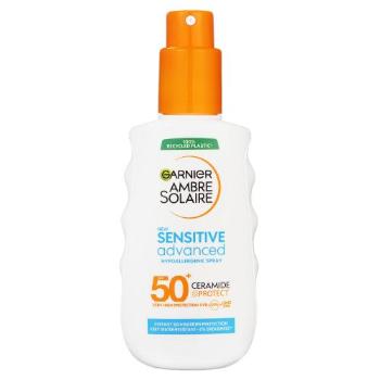 Garnier Ambre Solaire Sensitive Advanced Hypoallergenic Spray SPF50+ 150 ml opalovací přípravek na tělo unisex