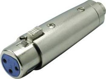 XLR adaptér Kash 55062, XLR zásuvka - cinch zásuvka, mono, pólů 3, 1 ks