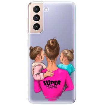 iSaprio Super Mama - Two Girls pro Samsung Galaxy S21 (smtwgir-TPU3-S21)