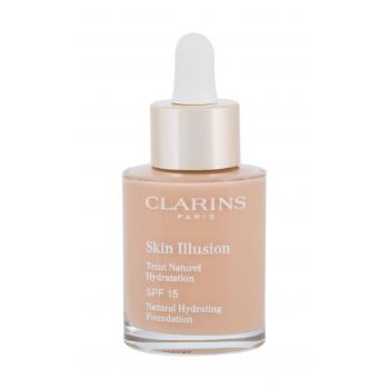 Clarins Skin Illusion Natural Hydrating SPF15 30 ml make-up pro ženy 108.5 Cashew na všechny typy pleti; na rozjasnění pleti; na dehydratovanou pleť