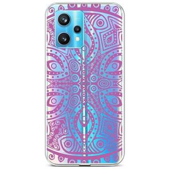 TopQ Kryt Realme 9 Pro+ silikon Violet Mandala 73228 (Sun-73228)