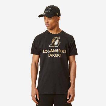 New Era Los Angeles Lakers Metallic Logo Black T-Shirt 12893105