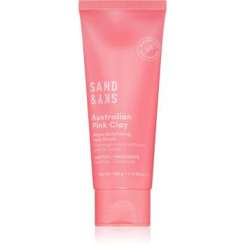 Sand & Sky Australian Pink Clay Micro-Exfoliating Face Scrub mikro-exfoliační čisticí gel na obličej 100 g