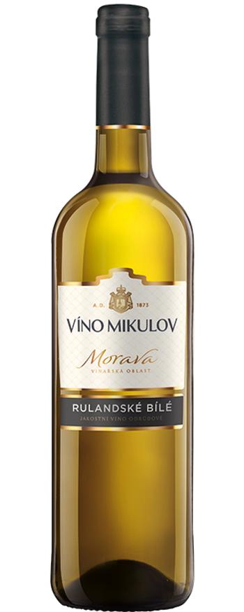 Víno Mikulov Rulandské bílé 0.75l