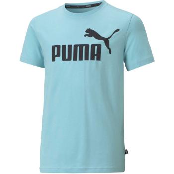 Puma ESS LOGO TEE B Chlapecké triko, světle modrá, velikost 116