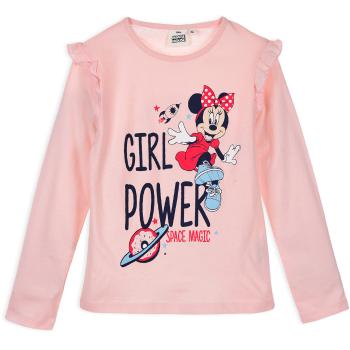 Dívčí tričko z bio bavlny DISNEY MINNIE GIRL POWER růžové Velikost: 116