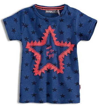Dětské tričko s krátkým rukávem DIRKJE STARS modré Velikost: 86