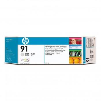 HP C9466A - originální cartridge HP 91, světle šedá, 775ml