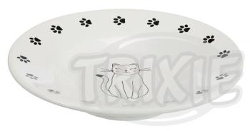 MISKA keramický talířek pro krátkonosé kočky - 0,2l/15cm