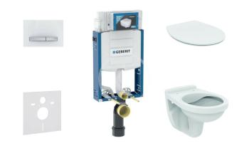 GEBERIT Kombifix Set předstěnové instalace, klozet Alpha se sedátkem, tlačítko Sigma50, alpská bílá 110.302.00.5 ND8