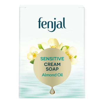 Fenjal Sensitive Cream Soap krémové mýdlo s blahodárným přírodním mandlovým olejem a aloe vera 100 g