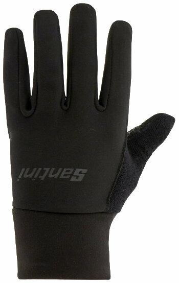 Santini Colore Winter Gloves Nero XL Cyklistické rukavice