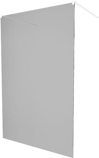 MEXEN/S KIOTO samostatně stojící sprchová zástěna 110 x 200 cm, grafit 8 mm, bílá 800-110-002-20-40
