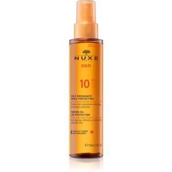 Nuxe Sun opalovací olej na obličej a tělo SPF 10 150 ml