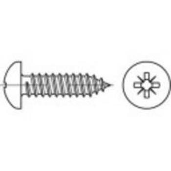 Čočkové šrouby do plechu TOOLCRAFT 147640, N/A, 32 mm, ocel, 100 ks