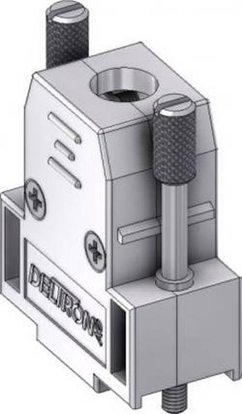 D-SUB pouzdro Deltron Connectors CTLM09M3, pólů 9, plast, pokovený, 180 °, kov, 1 ks