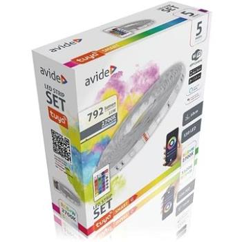 Avide Set Wifi Tuya voděodolný LED pásek RGB+W s ovládáním a zdrojem 5m (ABLSBL12V5050-30RGBW-TYIR)