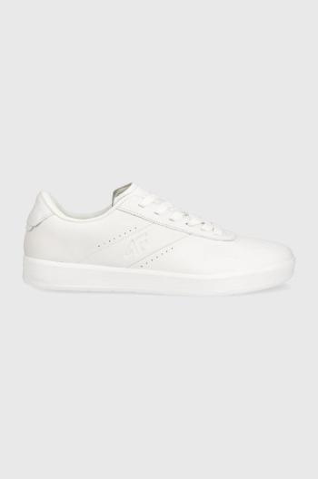 Kožené sneakers boty 4F bílá barva
