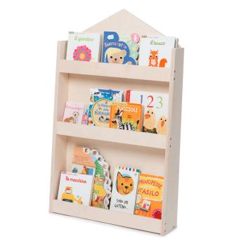 Mobli Dotty, One White Haus, dětský regál na knihy, Montessori, multiplex, 60x95x13cm