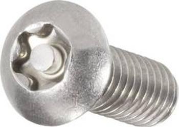 Šrouby s čočkovou hlavou Toolcraft, T profil s kolíkem, M3, 3 x 8 mm, 10 ks