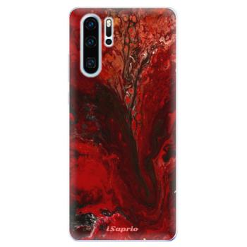 Odolné silikonové pouzdro iSaprio - RedMarble 17 - Huawei P30 Pro