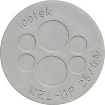 Kabelová průchodková lišta Icotek KEL-DP 32|10 (43532), IP65, Ø 38 mm, šedá