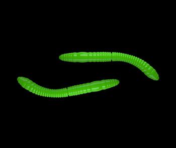 Libra Lures Fatty D’Worm Hot Green - D’Worm Tournament 5,5cm 12ks