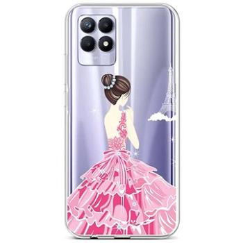 TopQ Kryt Realme 8i silikon Pink Princess 69865 (Sun-69865)