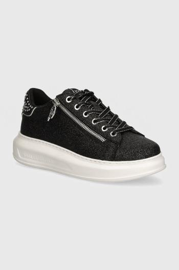 Sneakers boty Karl Lagerfeld KAPRI černá barva, KL62527A